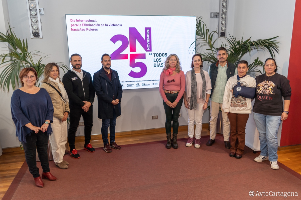 Presentacin de las actividades por el Da Internacional de la eliminacin de la violencia contra la mujer