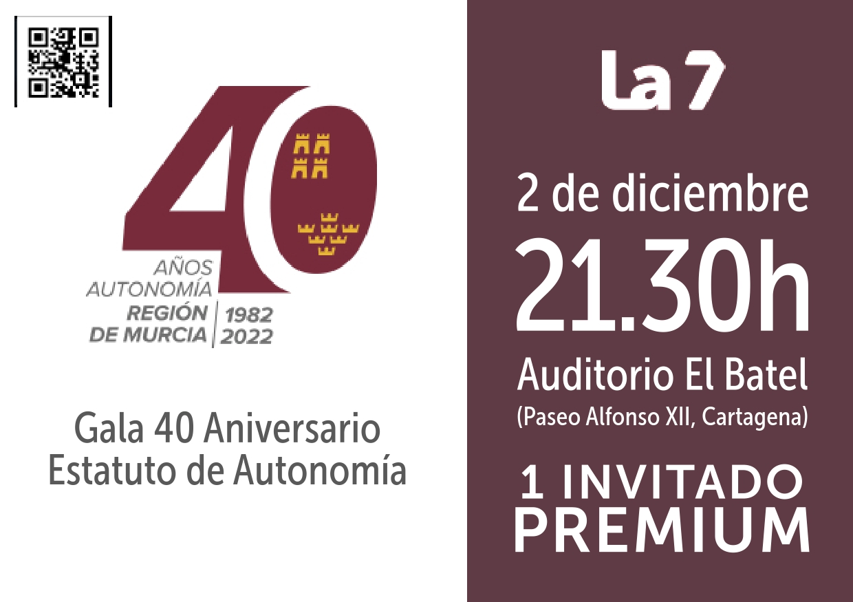 Gala del 40º Aniversario Estatuto de Autonomía de la Región de Murcia