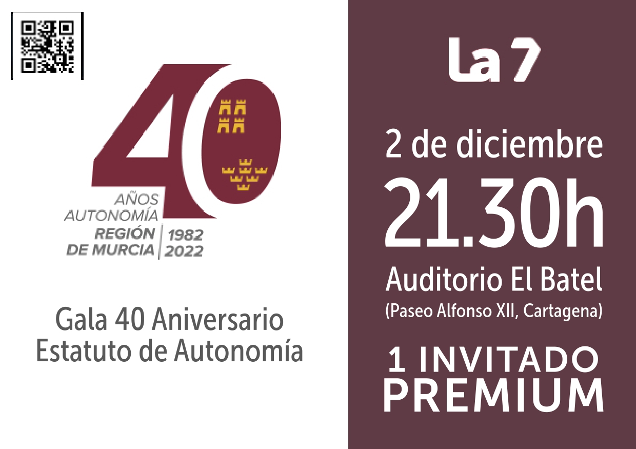 Gala del 40 Aniversario Estatuto de Autonoma de la Regin de Murcia