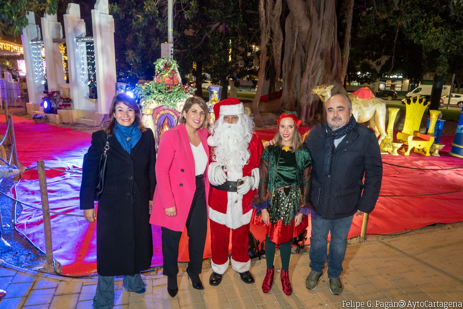 La Plaza de Espaa vuelve a ser escenario de la Navidad cartagenera