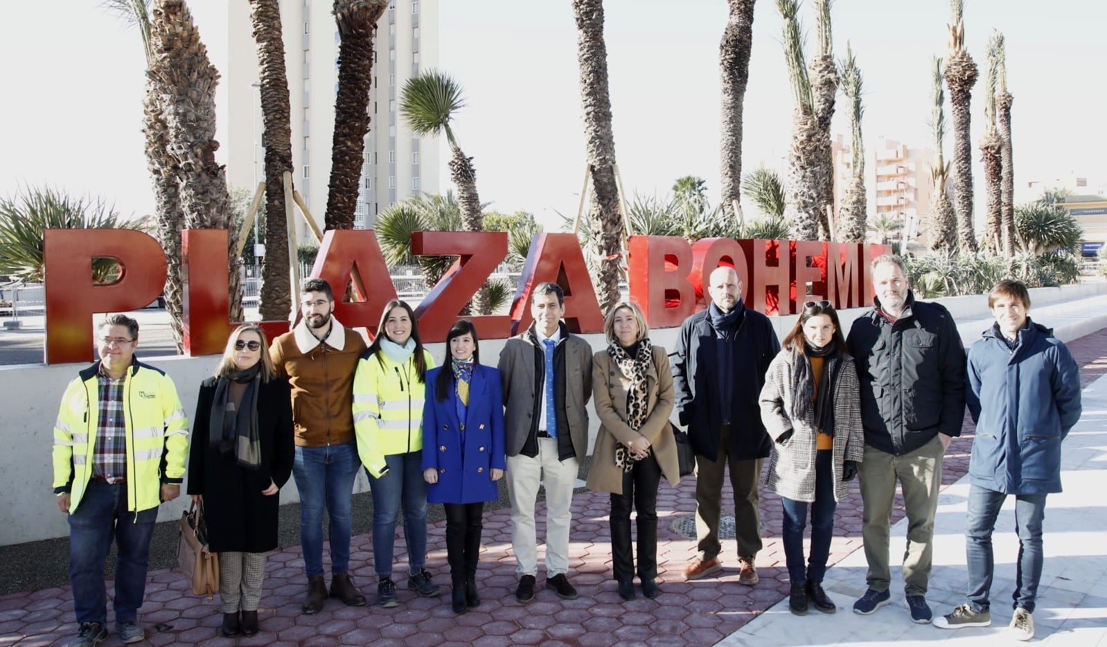 Visita a las obras de Plaza Bohemia 