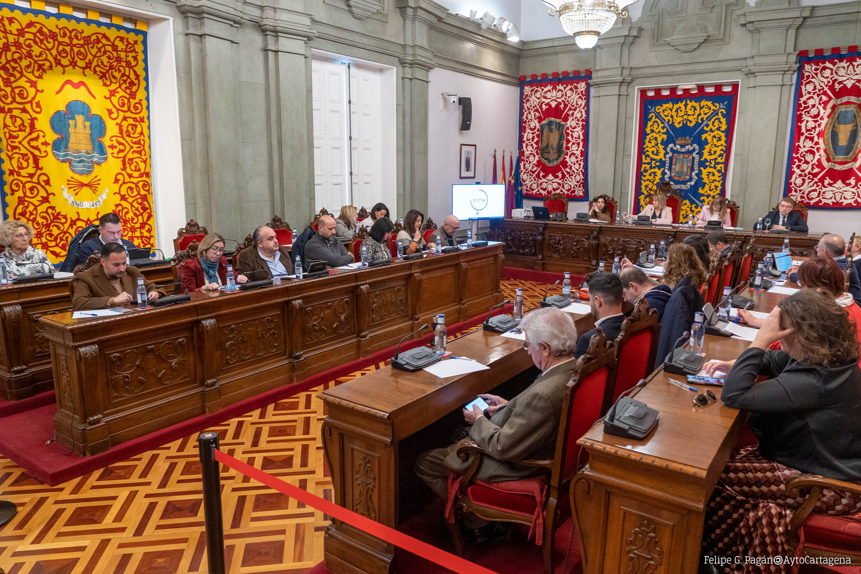 Pleno Extraordinario del Ayuntamiento de Cartagena de 8 de febrero