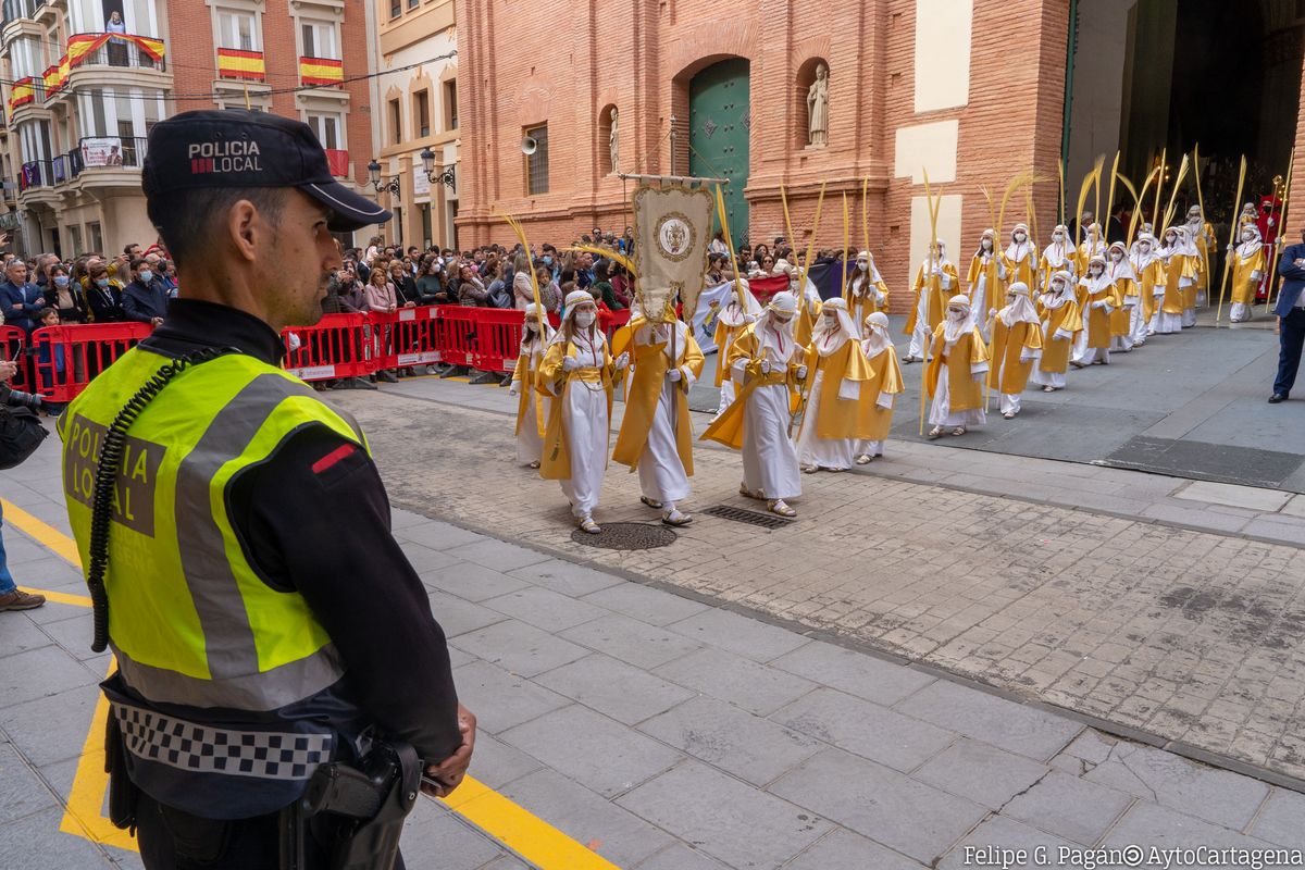 La Polica Local, durante las procesiones de Semana Santa