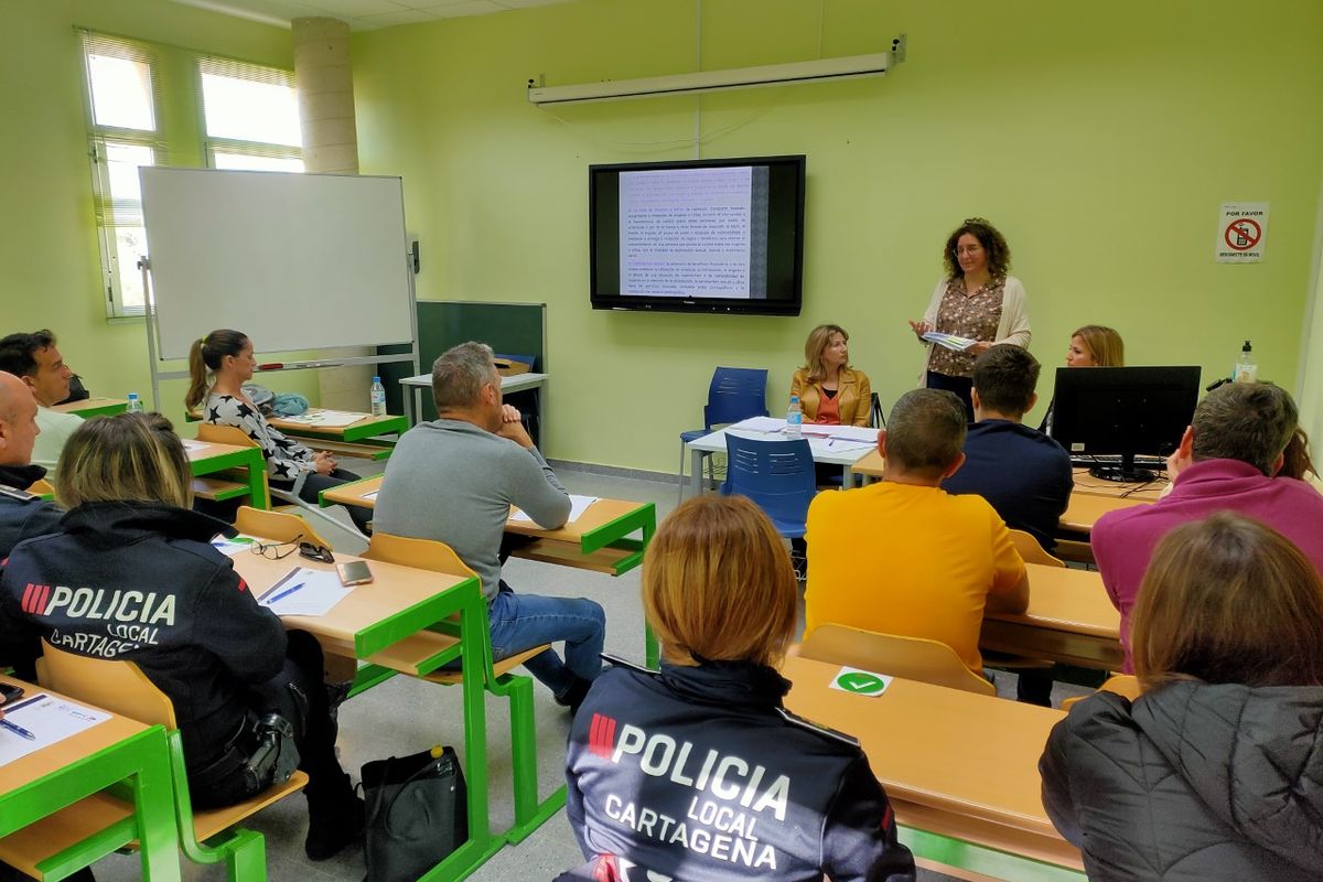 Curso en la ESPAC.