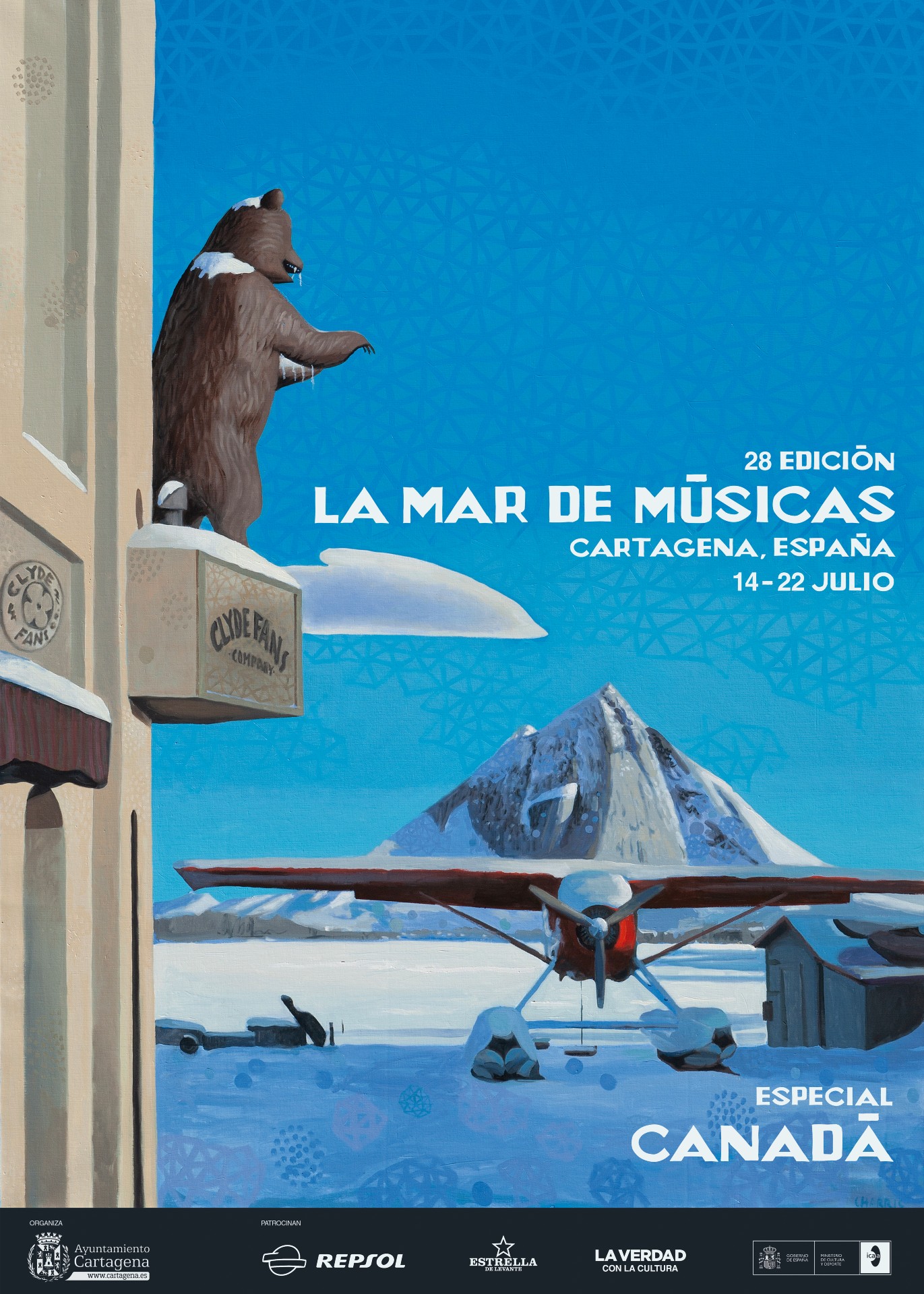 Cartel de La Mar de Músicas 2023, de Ángel Mateo Charris