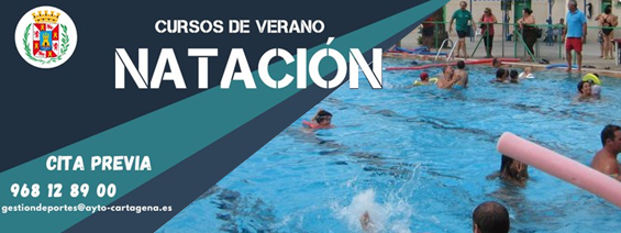 Cita previa para los cursos de natacin