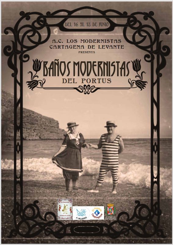 Baos modernistas en El Ports.