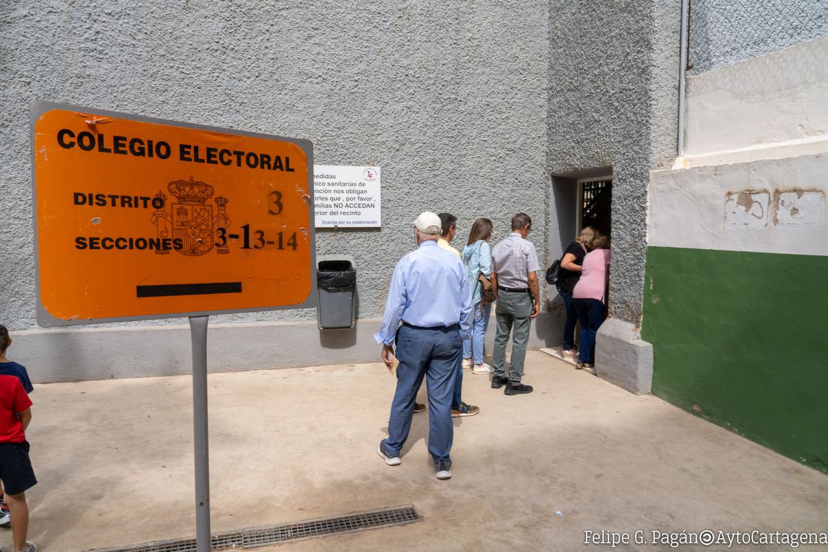 Jornada electoral en Cartagena