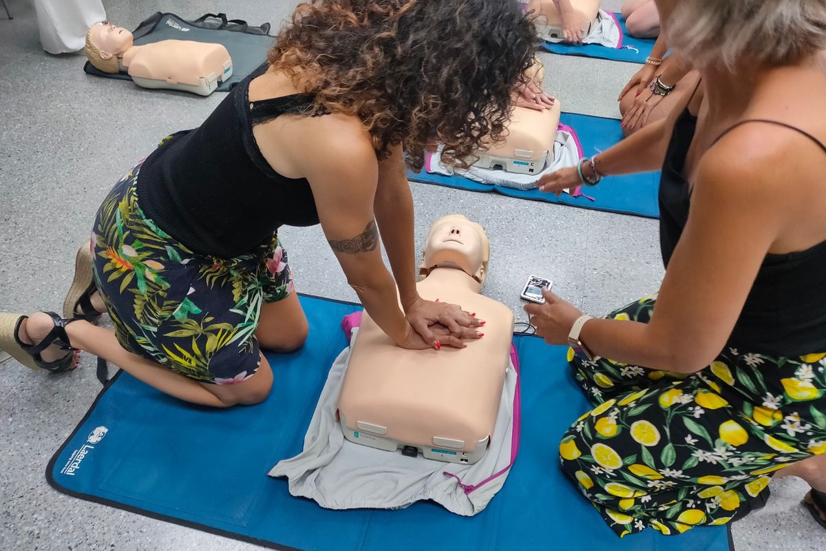 Curso de primeros auxilios en la ESPAC para personal de Escuelas Infantiles 
