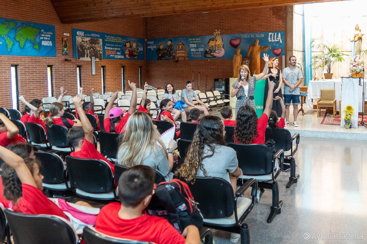 Campamento de verano en Salesianos.