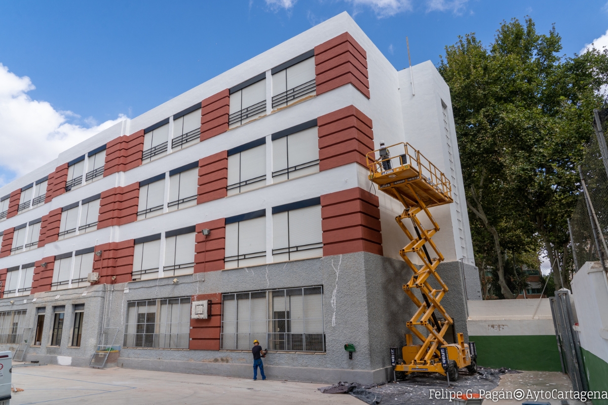 Obras en el CEIP San Isidoro y Santa Florentina.