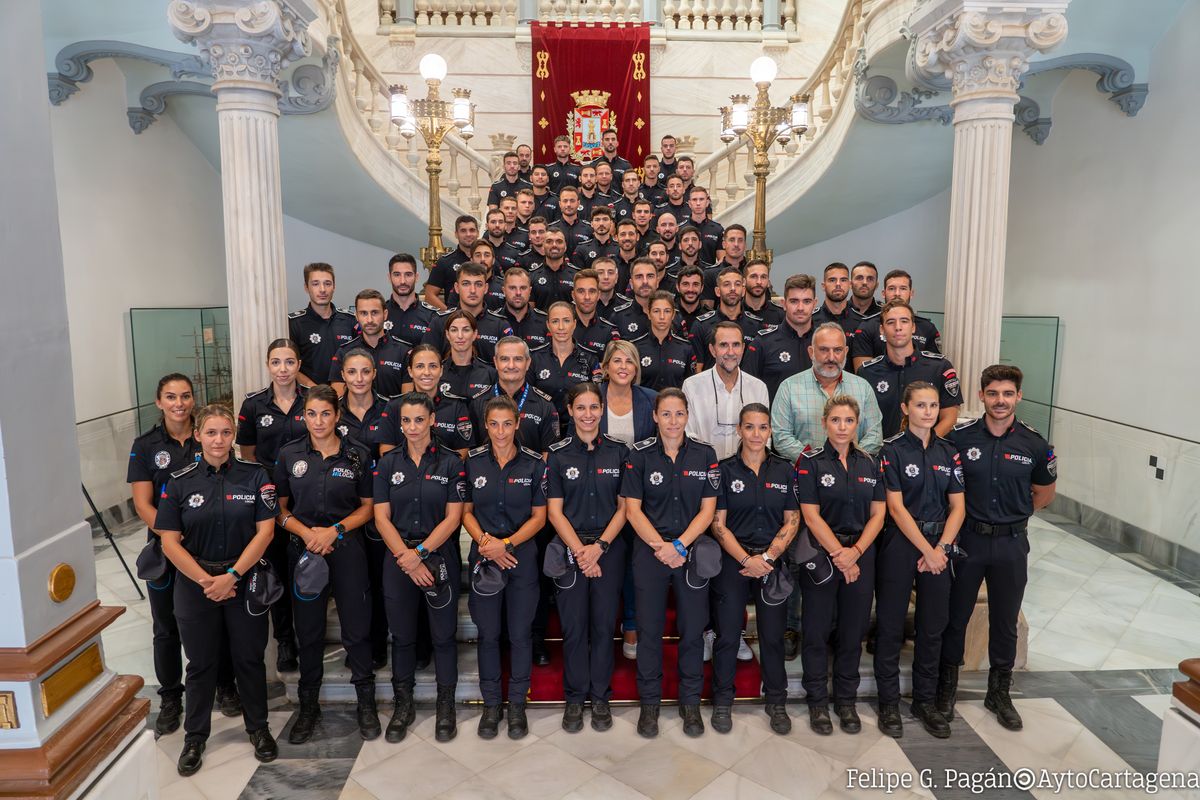 Visita de alumnos de Polica Local al Palacio Consistorial