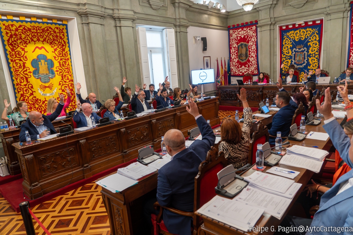 Pleno ordinario de la corporacin municipal.