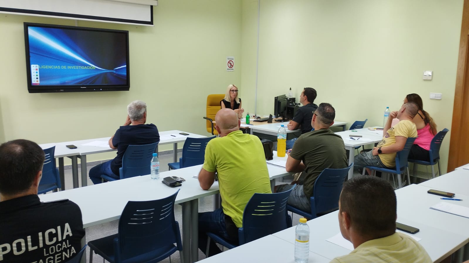 Curso sobre estupefacientes en la ESPAC
