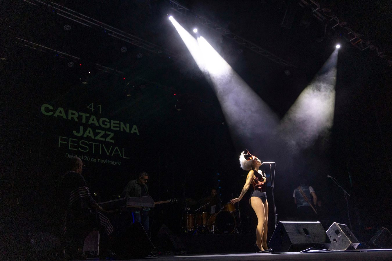 Imagen del concierto Lady Blackbird en la 41 edicin del Cartagena Jazz Festival