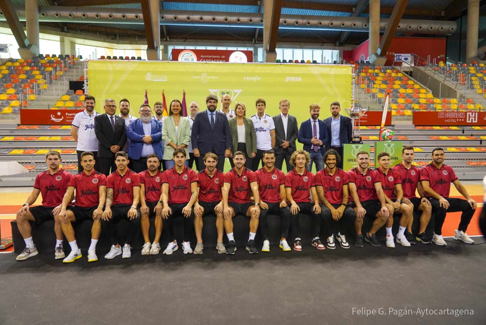 Presentacin de la Copa de Espaa de Ftbol Sala.