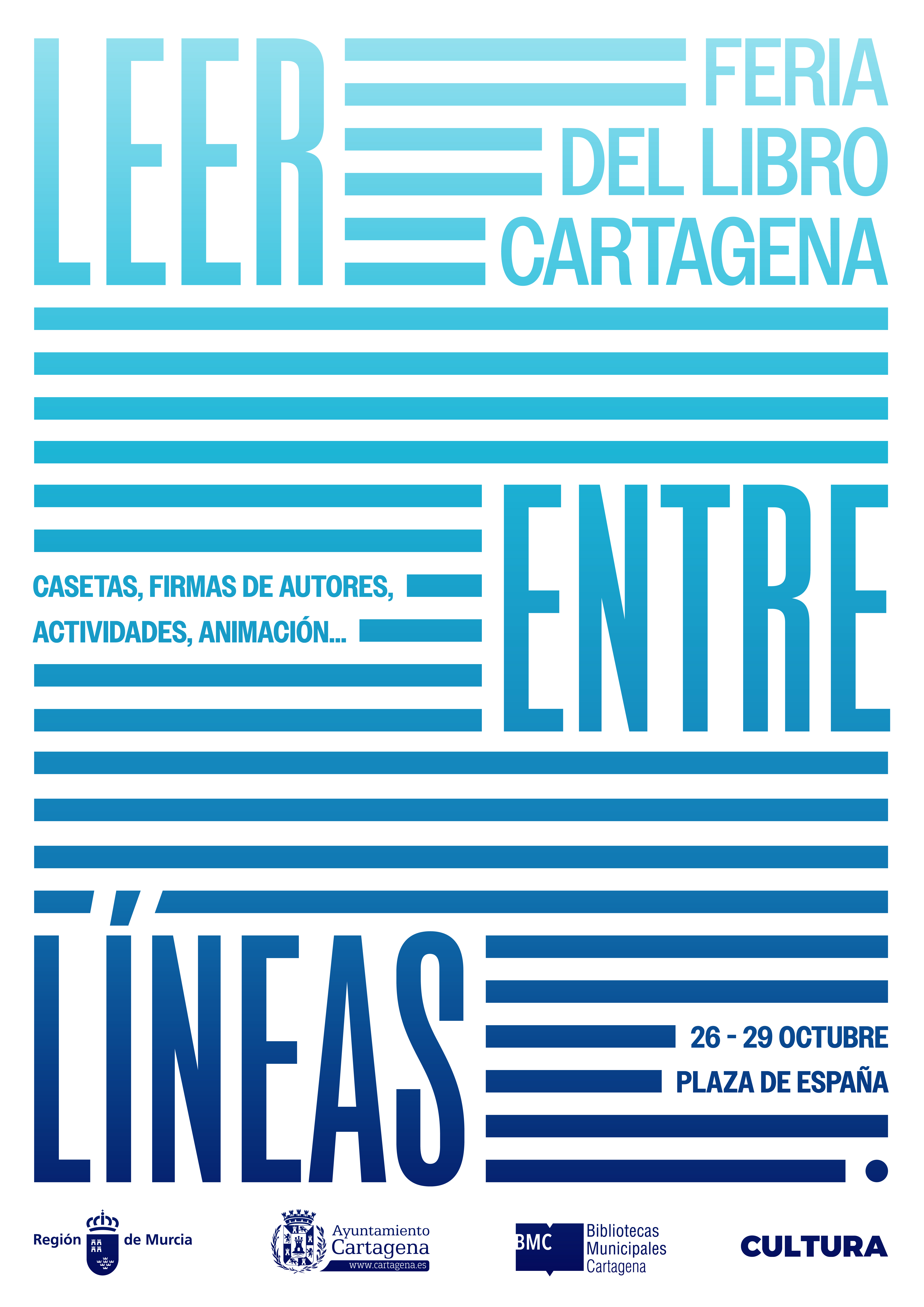 Cartel de la XXX edici�n de la Feria del Libro de Cartagena
