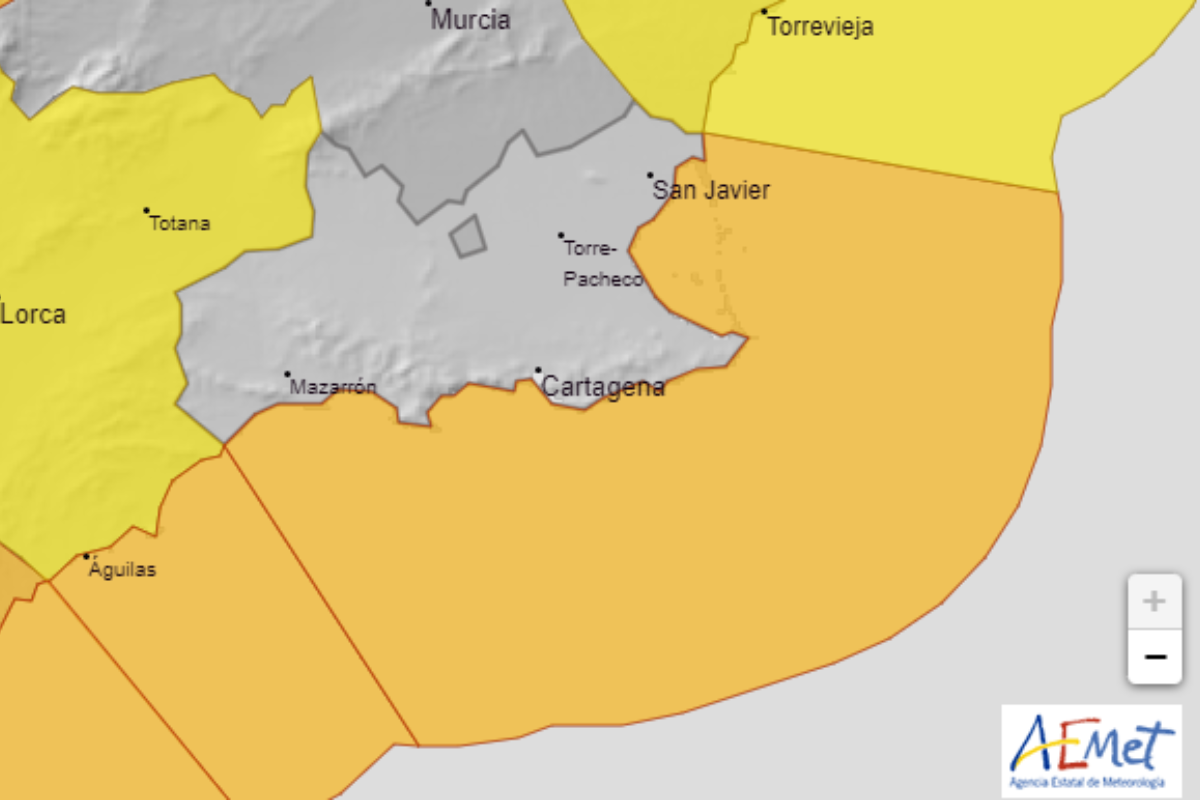 Previsión de la Aemet para este jueves