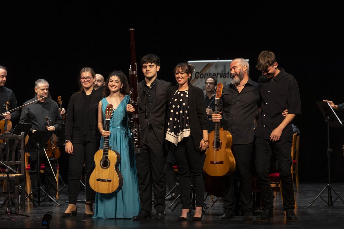 Concierto promocional de Entre Cuerdas y Metales en el Teatro Guerra de Lorca