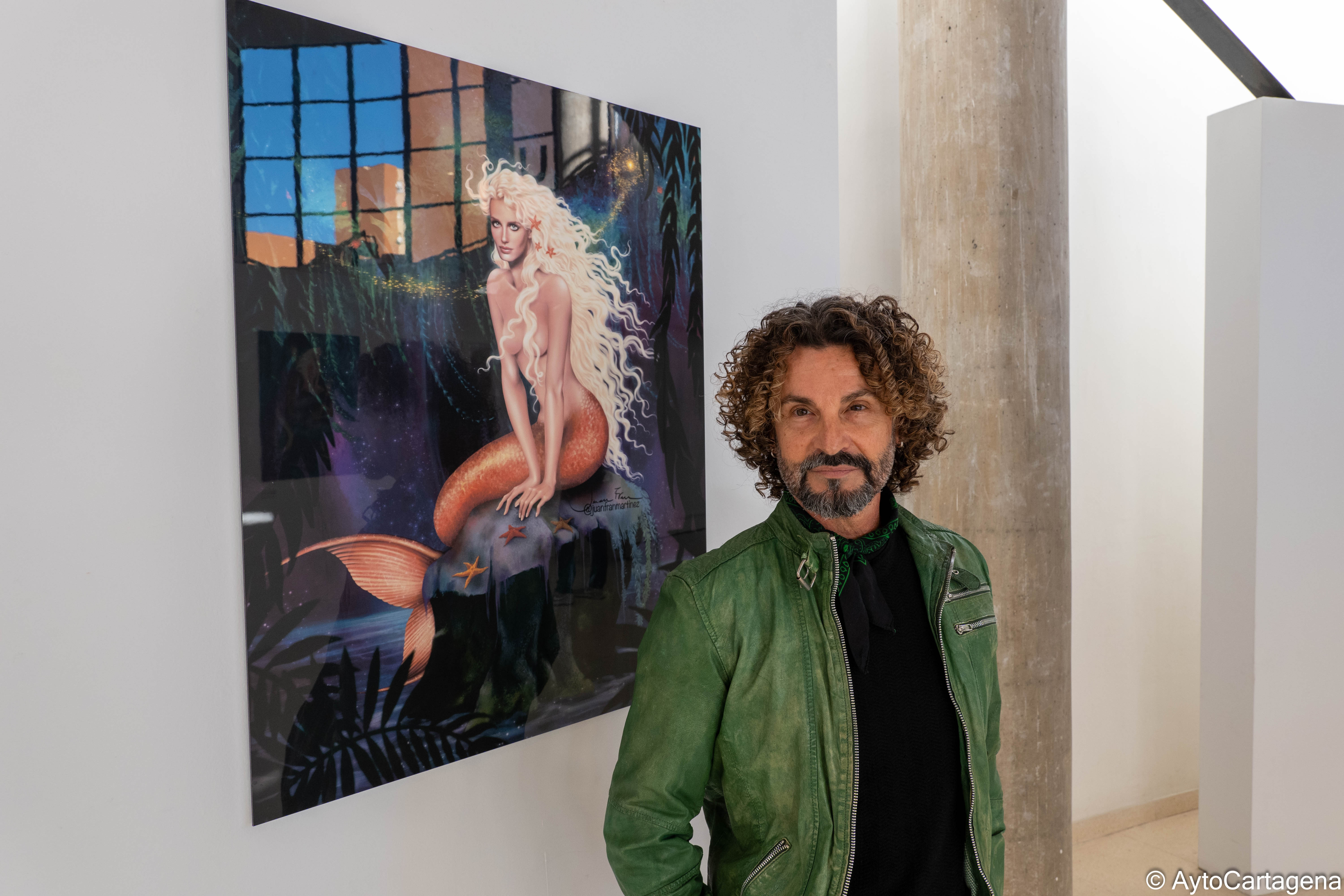Exposición de Juan Francisco Martínez en El Luzzy. De sirenas y otras historias.
