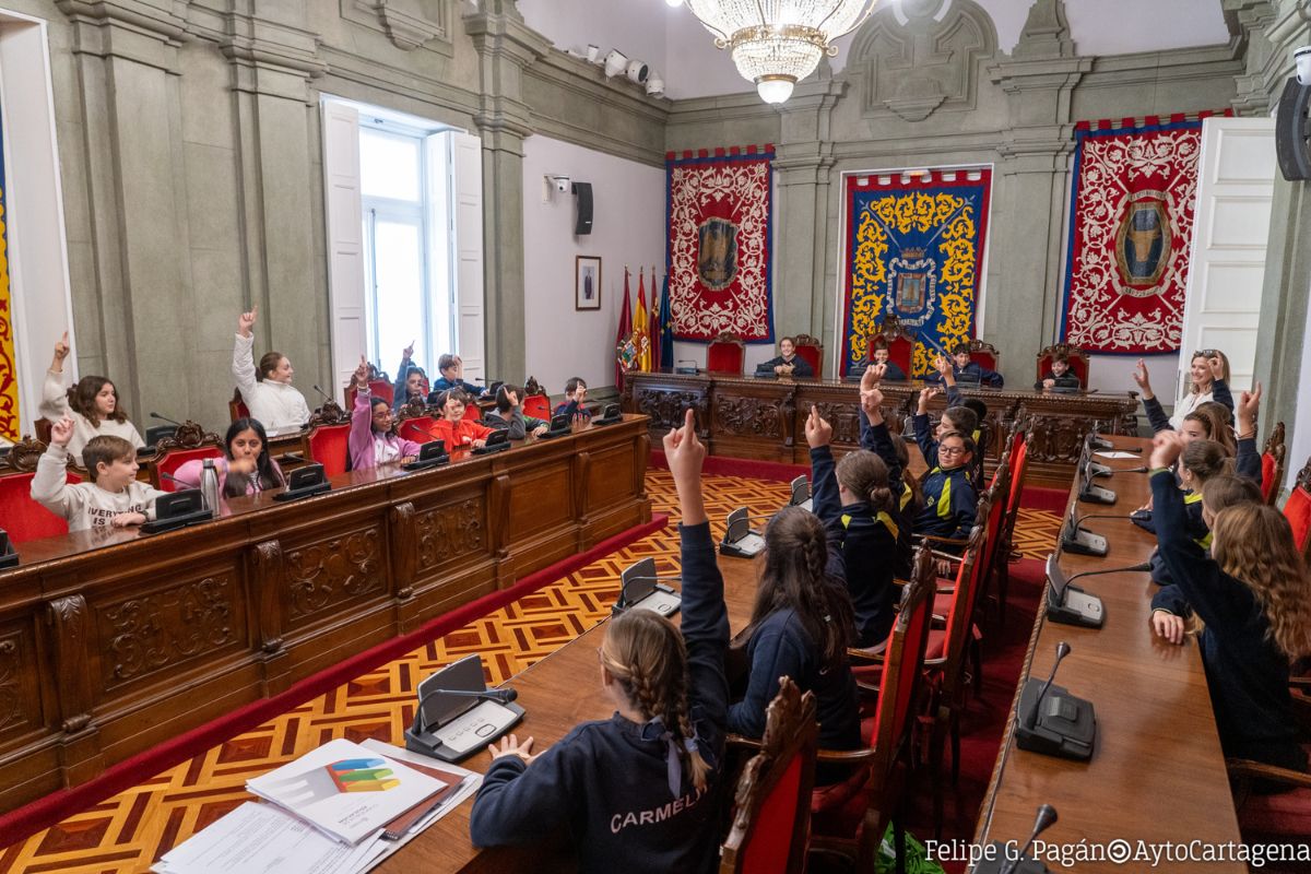 Ensayo del Pleno Municipal Infantil