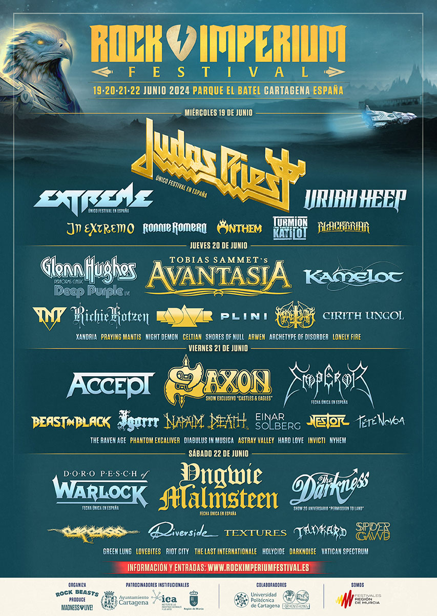 Cartel de la III edición del Rock Imperium Fest