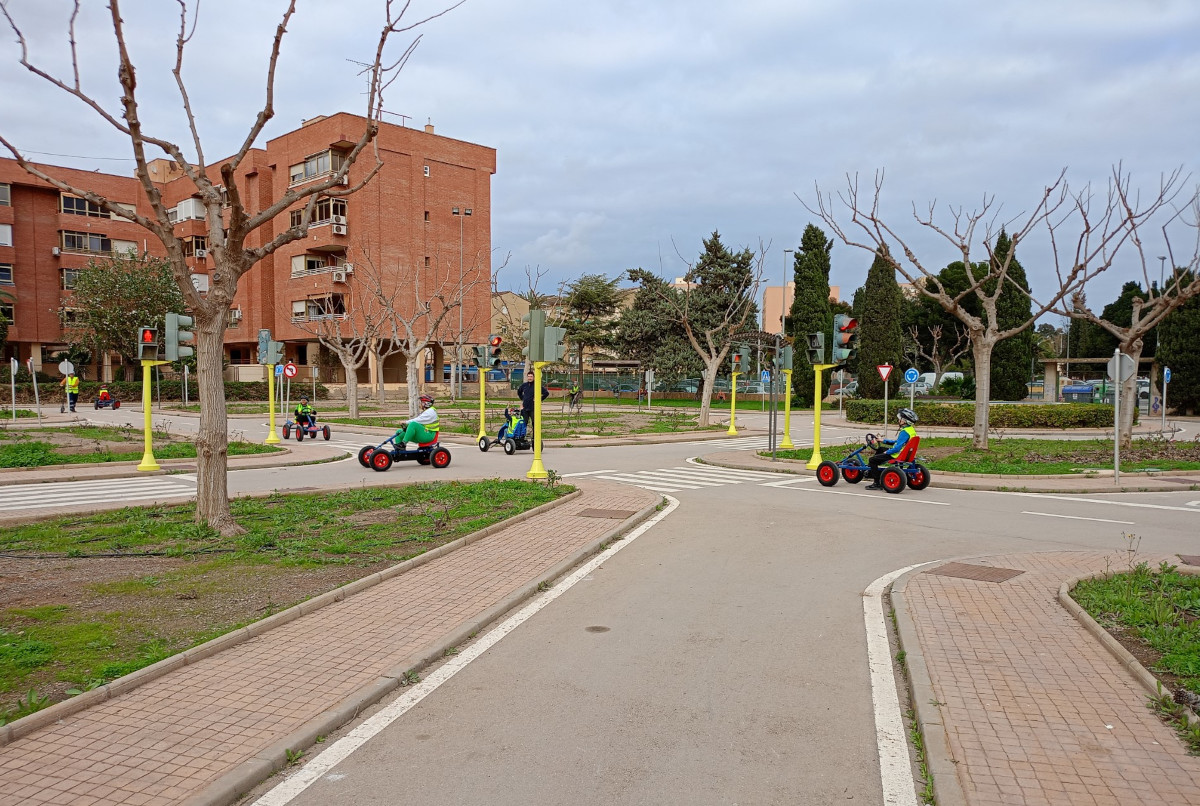 Visita de alumnos de APANDA al Parque de Educacin Vial