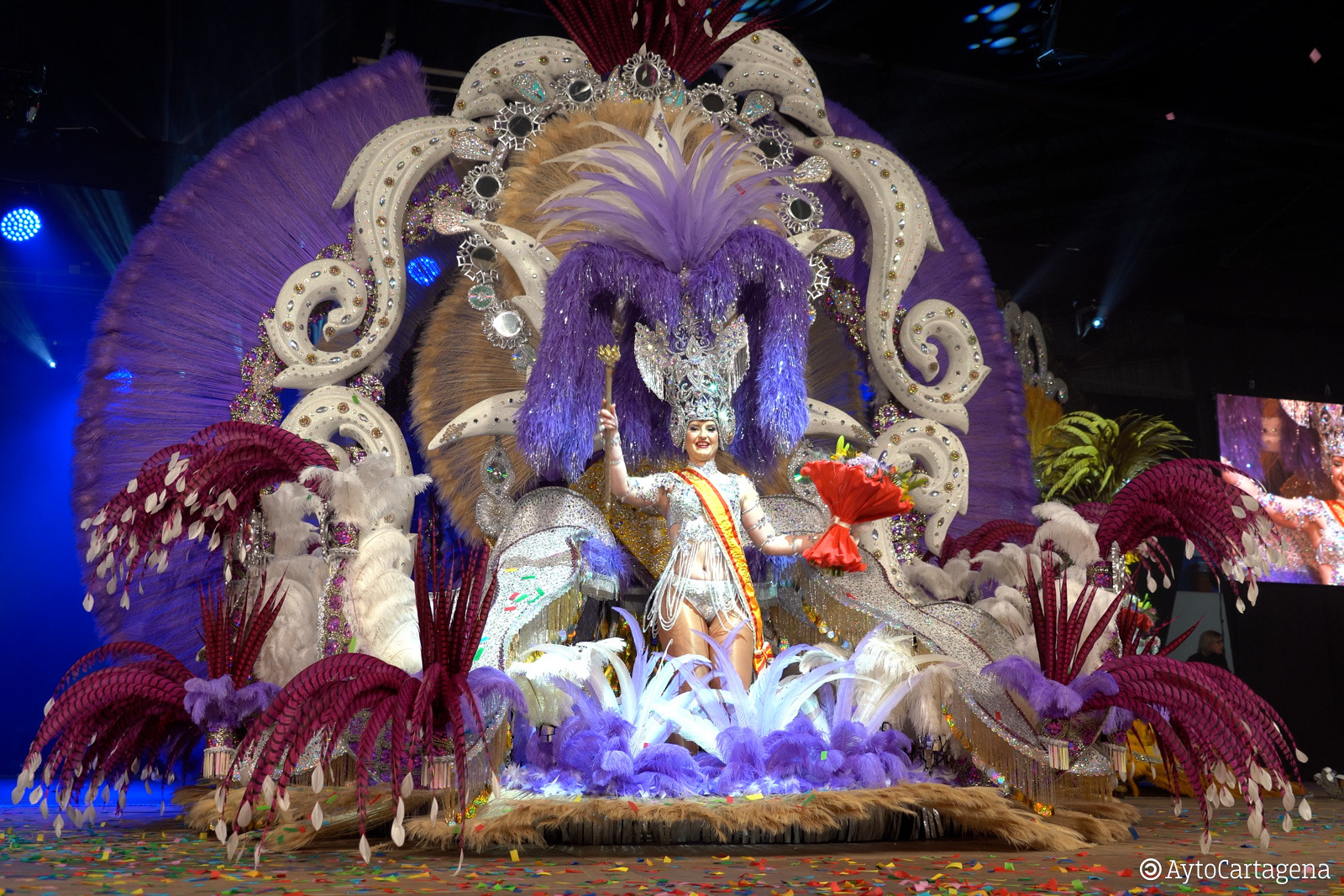 Gala eleccin Reina del Carnaval de Cartagena. 