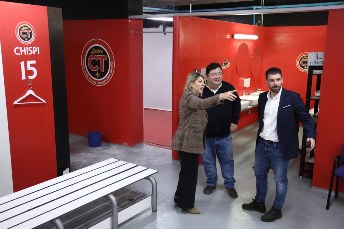 Vestuarios Palacio de Deportes.