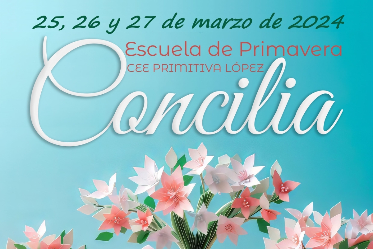 Cartel de la Escuela de Primavera Concilia