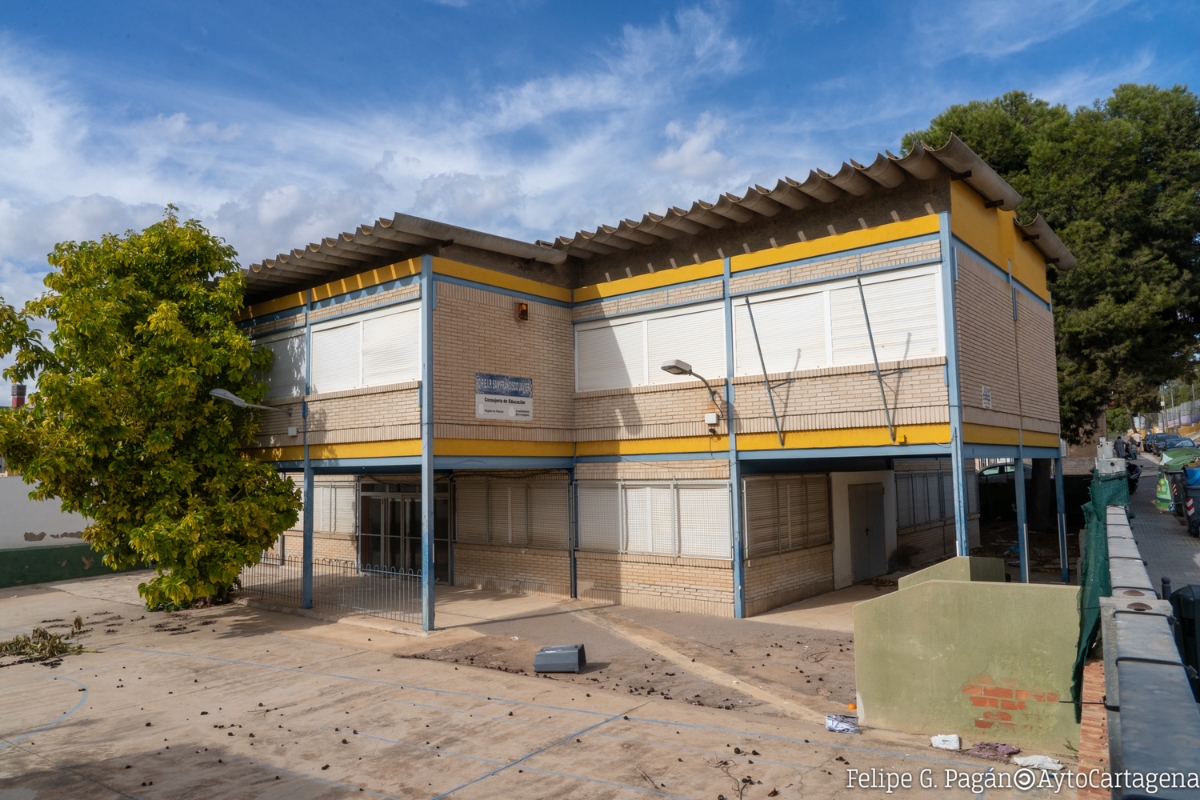 Antiguo colegio San Francisco Javier de Los Barreros que ser rehabilitado como centro de asociaciones de Cartagena.