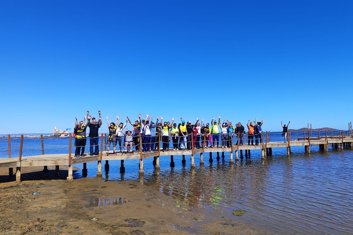 Salida de Los Nietos a Los Urrutias del programa Naturaleza Accesible