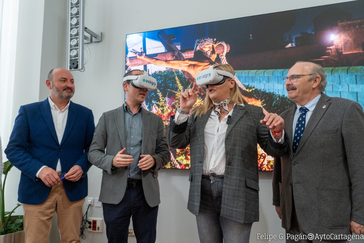 Las procesiones de Semana Santa se podrn ver a travs de gafas de realidad virtual en el Casino de Cartagena