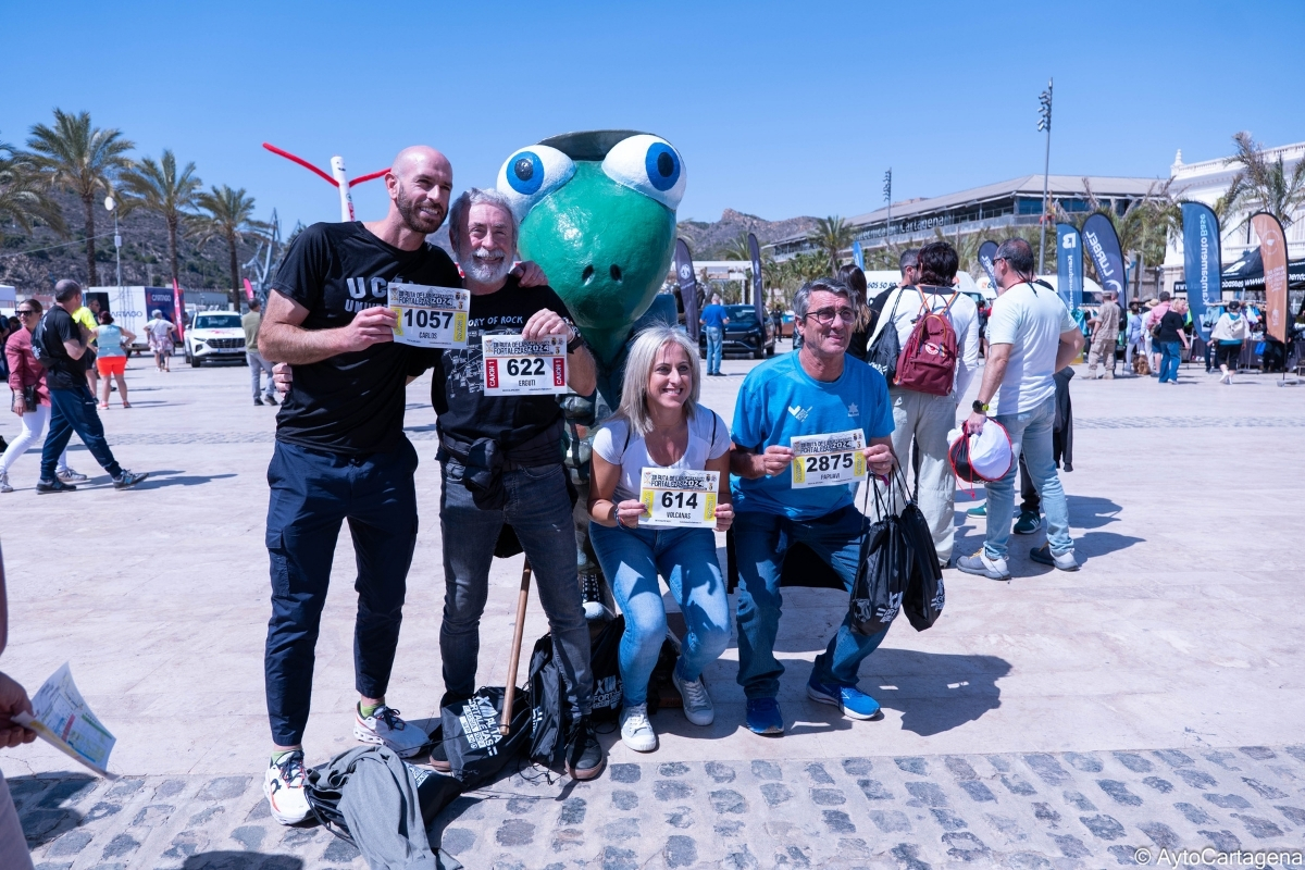 Recogida dorsales Ruta de las Fortalezas de Cartagena.