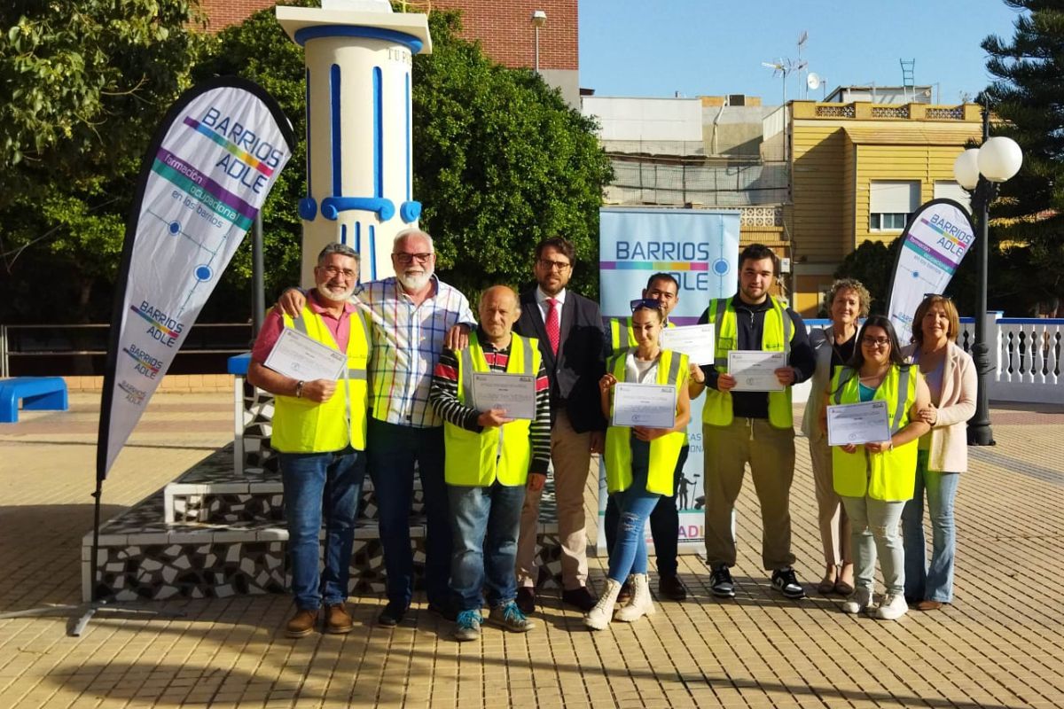 Trabajos del programa Barrios Adle en San Antn