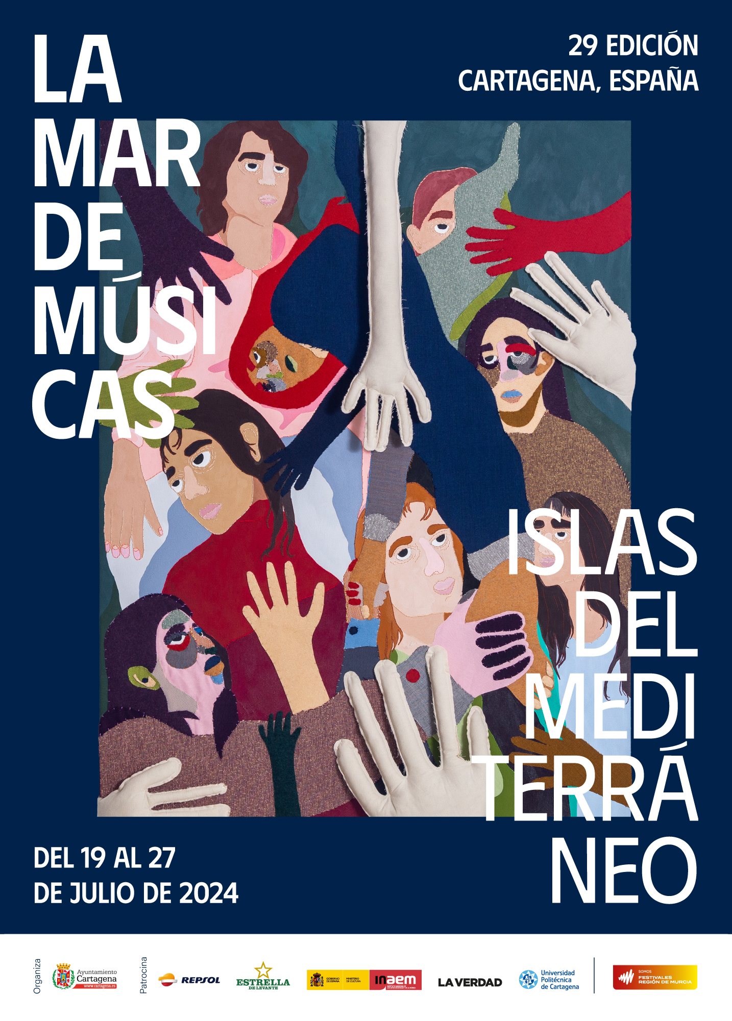 Cartel de La Mar de M�sicas realizado por Ela Fidalgo