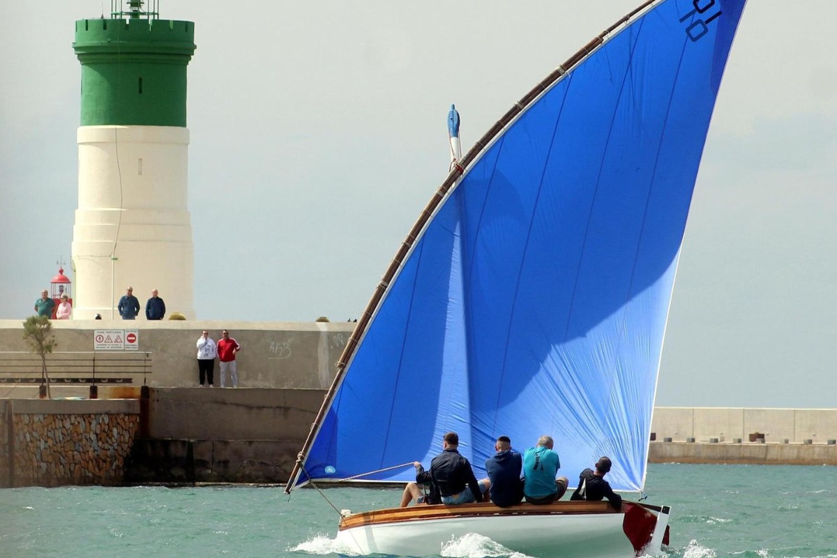 El bote Sgame, uno de los participantes en la prueba. Foto: Pepelu Egea.