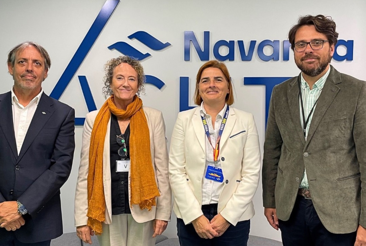 Reunin del edil de Empleo y la responsable de la ADLE con directivos de Navantia