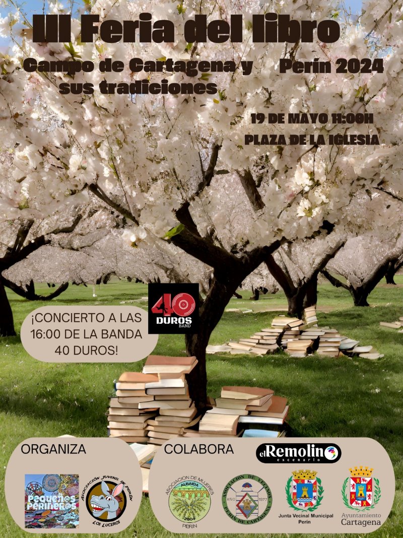 Cartel de la III Feria del Libro de Pern