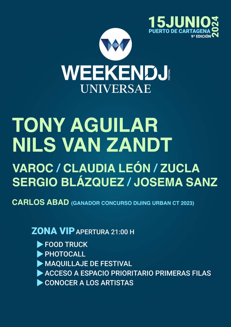 Cartel del Weekend DJ Fest