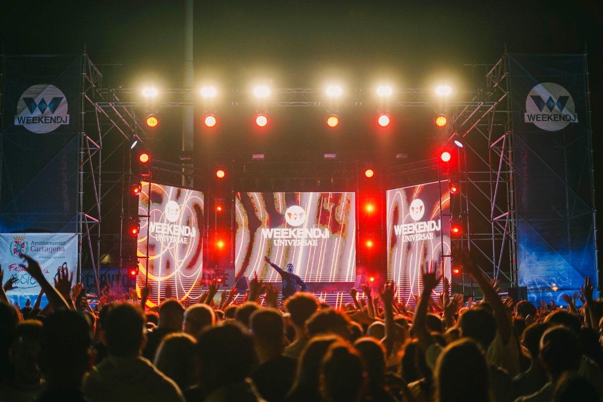 Weekend DJ Fest celebrado en Cartagena. Imagen de archivo