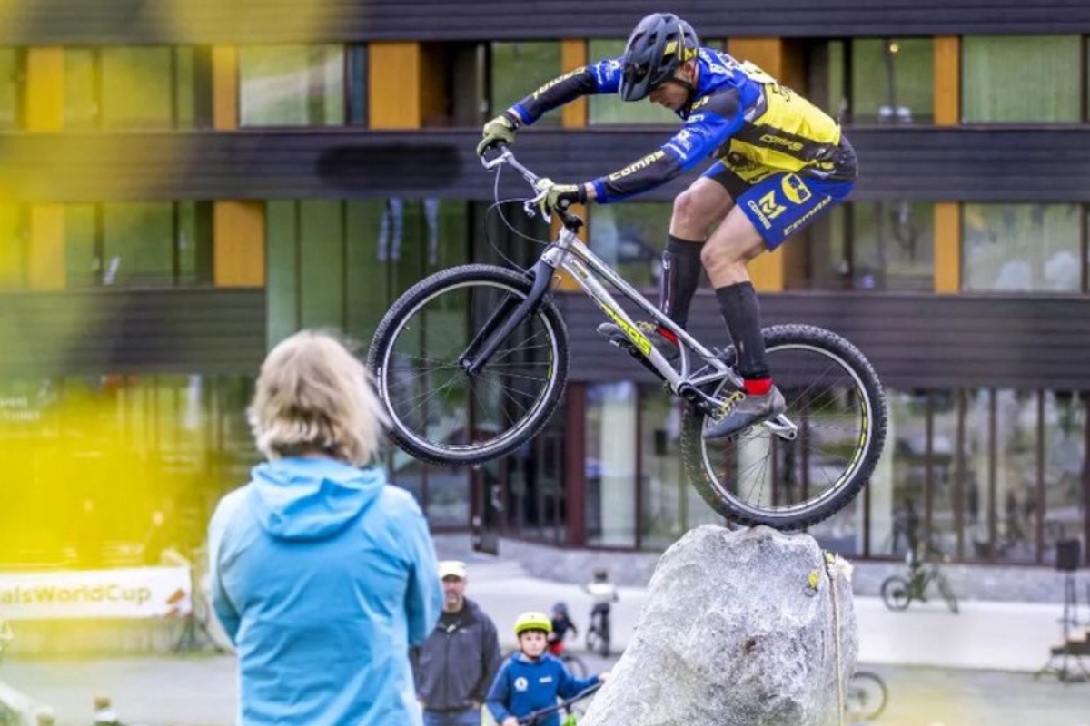El cartagenero Dani Cegarra queda 14 en la primera prueba del campeonato del mundo de trial bici