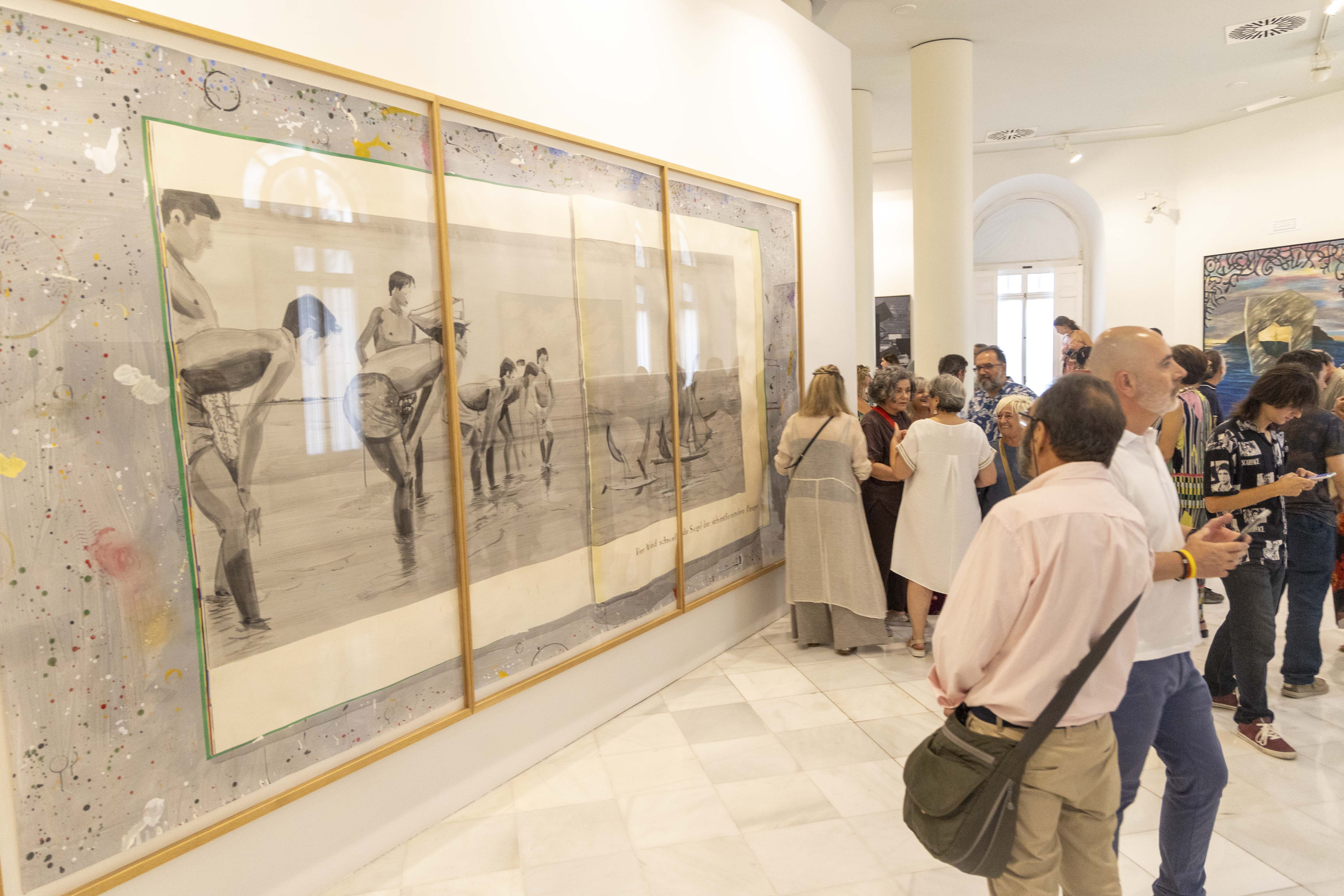 Obra de Miki Leal para la exposicin de los fondos de la Coleccin Mariano Yera