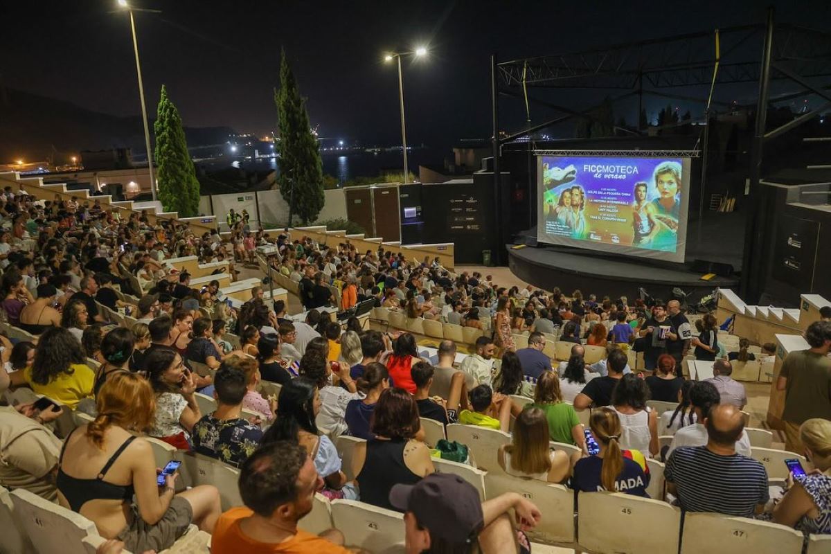 Proyeccin de 'La historia interminable' en la FICCmoteca de verano. Foto: FICC
