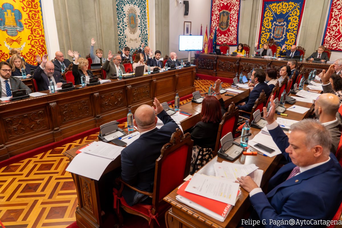 Pleno Municipal del Ayuntamiento de Cartagena del 28 de noviembre del 2024