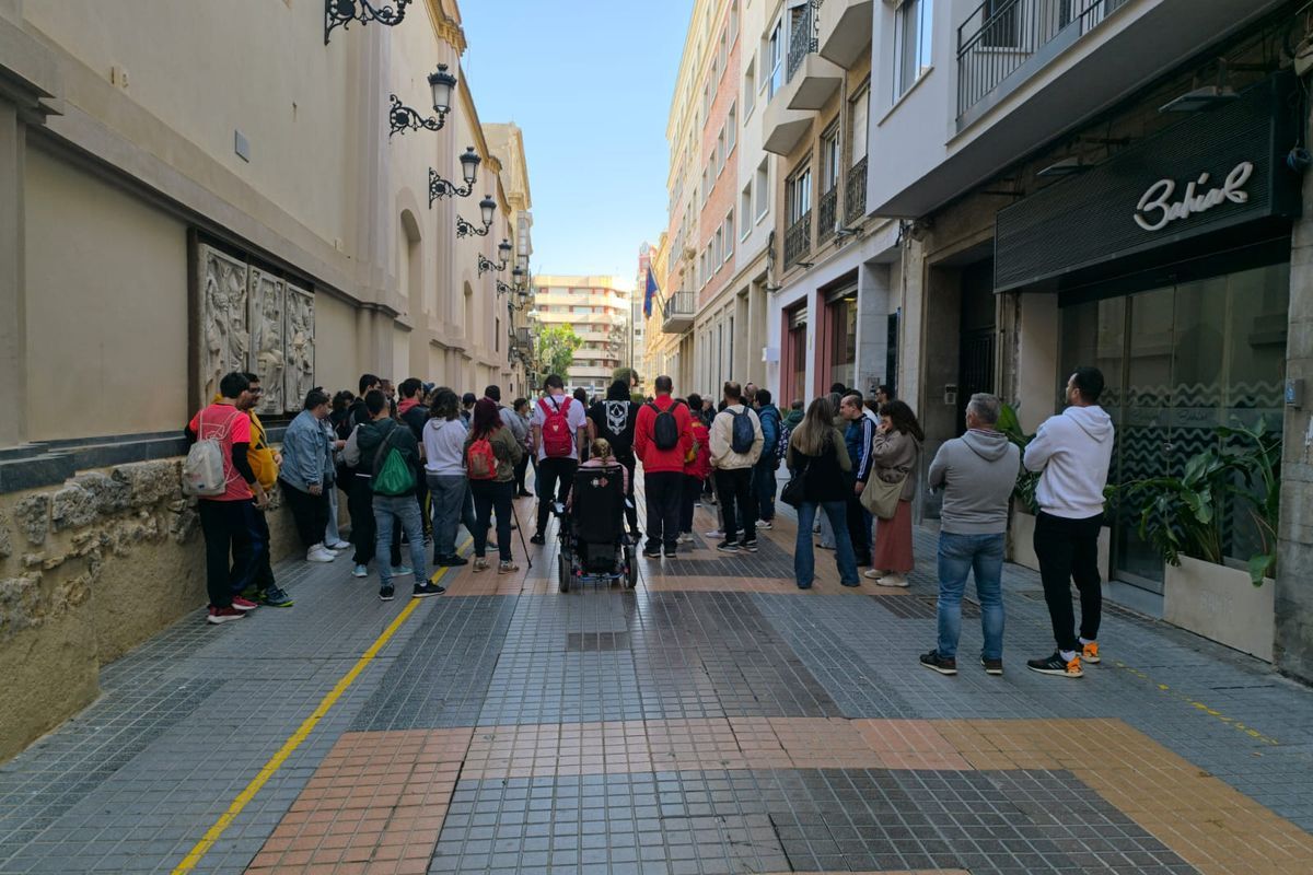 Ruta accesible organizada por el Ayuntamiento de Cartagena