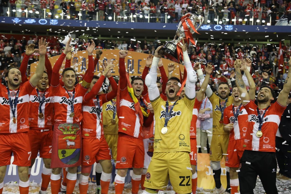 El Jimbee consigue su segunda Supercopa de Espaa de Ftbol Sala en el Palacio de Deportes de Cartagena