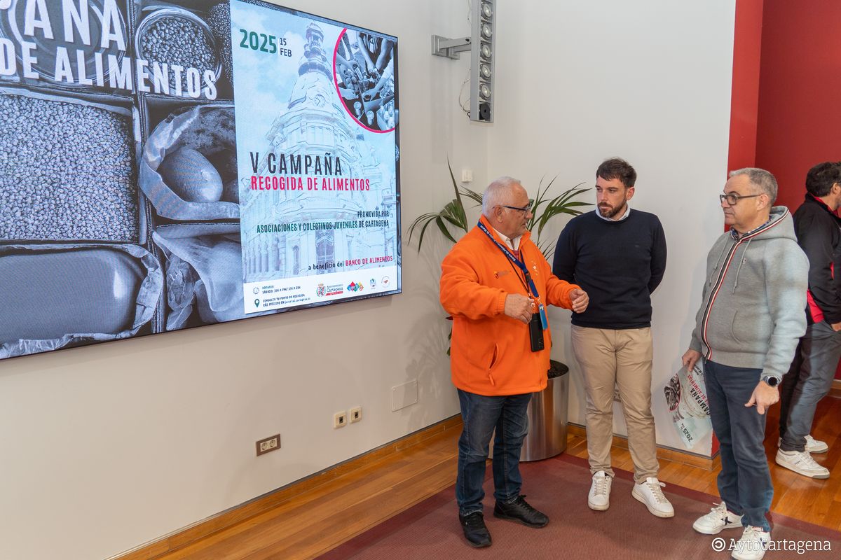 Presentacin de la V Jornada de Recogida de Alimentos promovida por Juventud