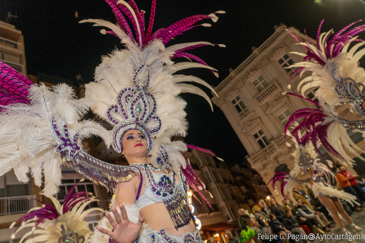 Gran Desfile del Carnaval de Cartagena 2024. Imagen de archivo
