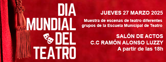 Da Mundial del Teatro con una muestra en el Luzzy 